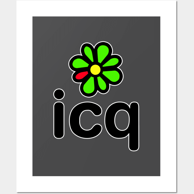 ICQ Logo Wall Art by ayegowj